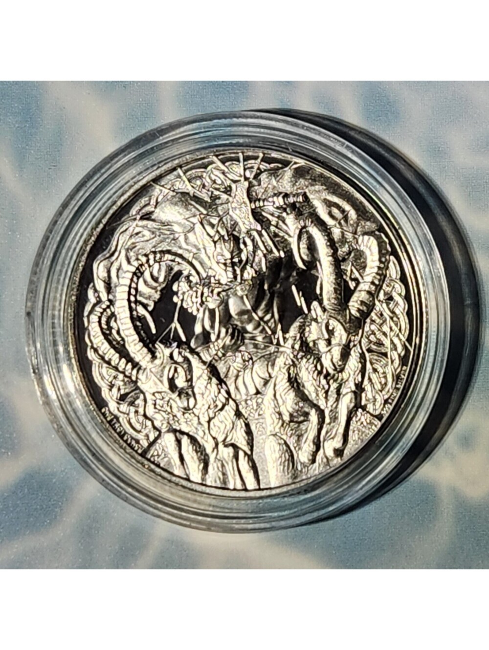 LOKI 2022 1 oz .999 Silver Round NEW inCapsule NIUE Intaglio
